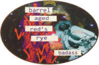 Founders Bourbon Barrel Red's Rye IPA beer Label Full Size