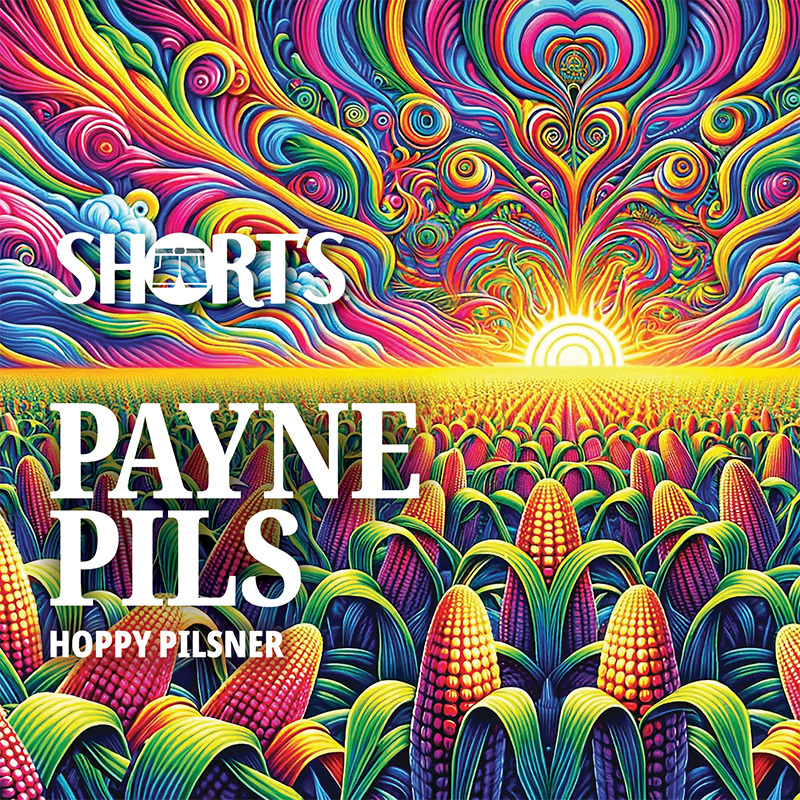 Short's Payne Pils beer Label Full Size