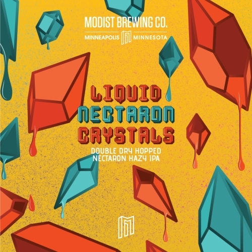 Modist Liquid Nectaron Crystals beer Label Full Size