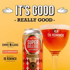 Ommegang + Brouwerij De Koninck Super Bolleke beer Label Full Size
