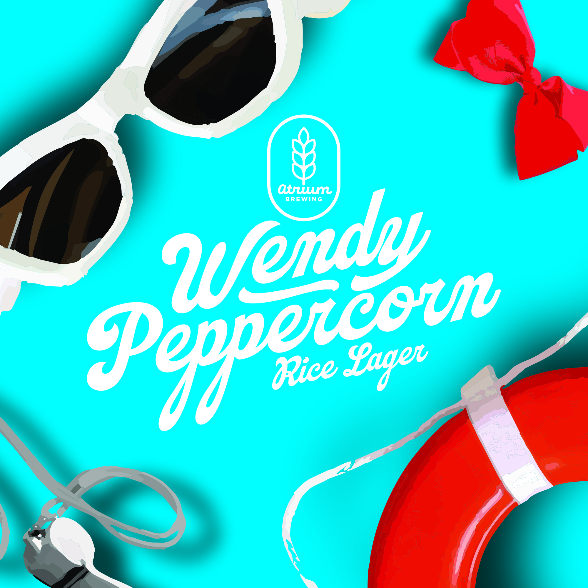 Atrium Wendy Peppercorn beer Label Full Size