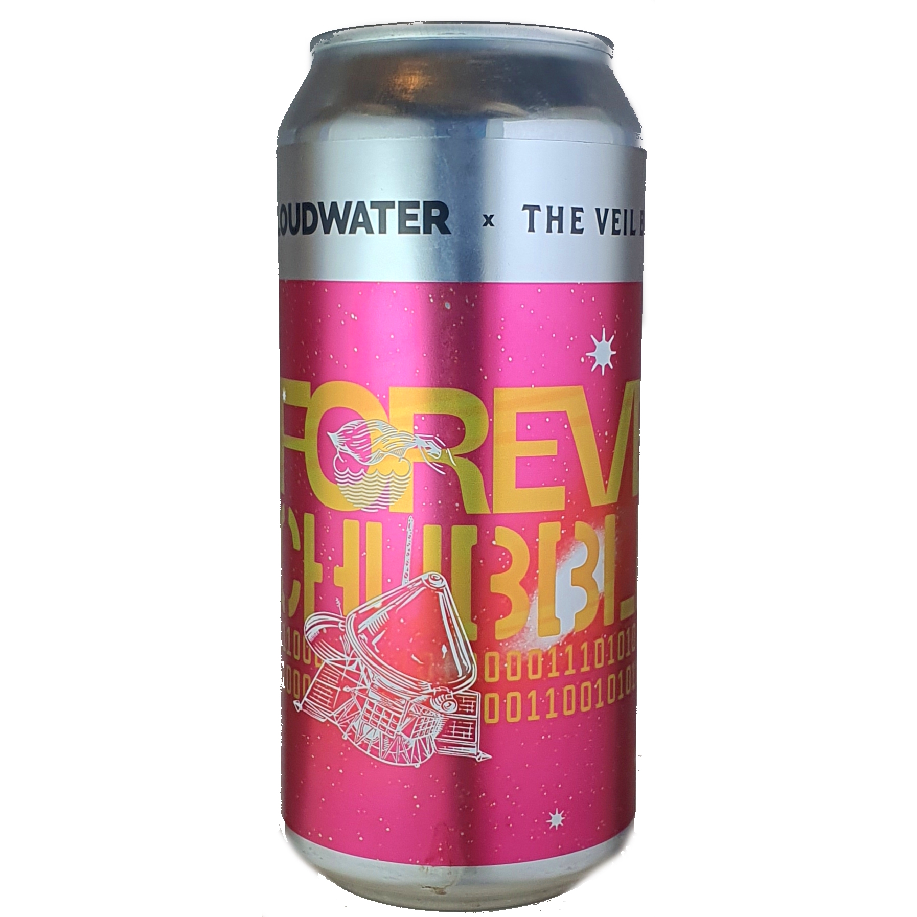 Cloudwater + The Veil Forever Chubbles beer Label Full Size
