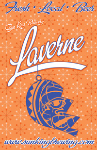 Sun King Laverne beer Label Full Size