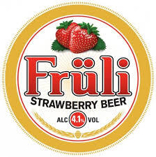 Delirium Früli Strawberry beer Label Full Size
