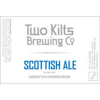 Two Kilts Scottish Ale beer Label Full Size