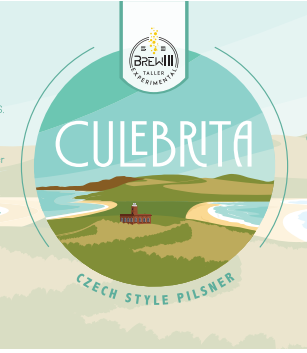 Brew!!! Culebrita Pils beer Label Full Size
