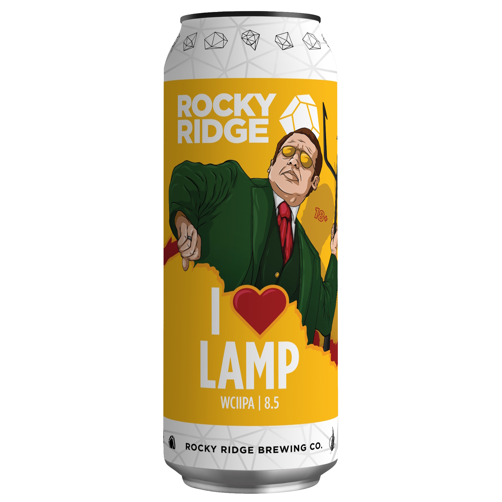 Rocky Ridge I Love Lamp beer Label Full Size