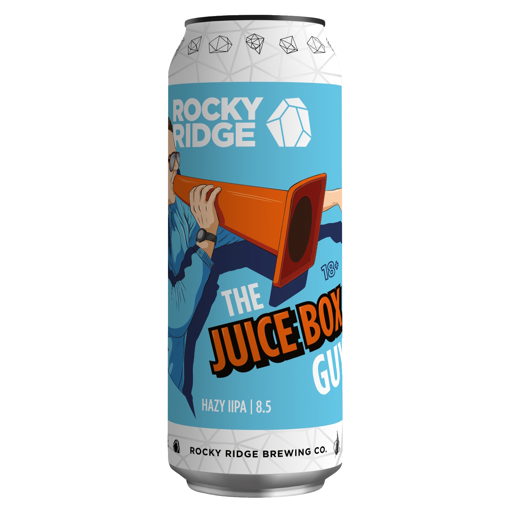 Rocky Ridge The Juice Box Guy beer Label Full Size