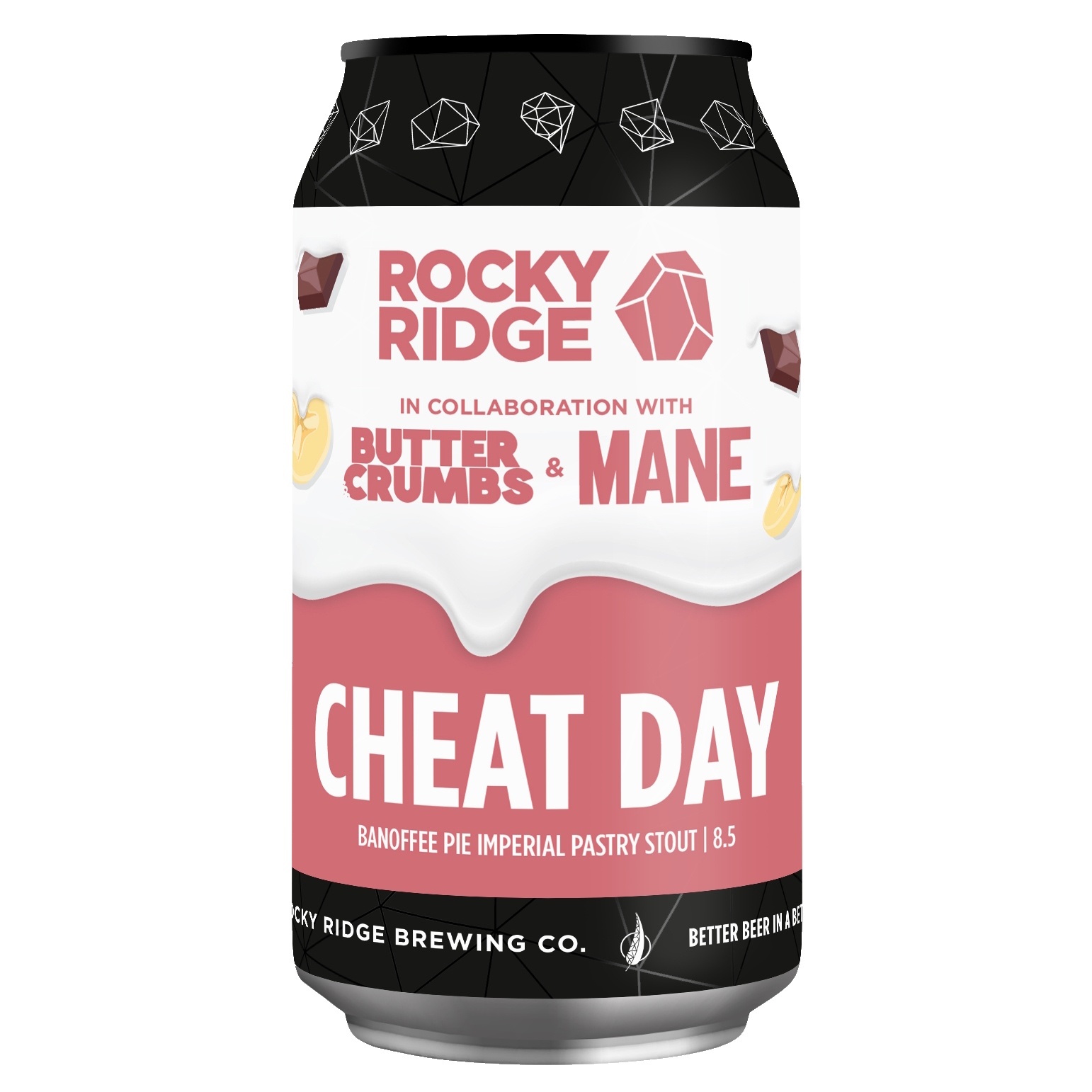 Rocky Ridge Cheat Day Banoffee Pie beer Label Full Size