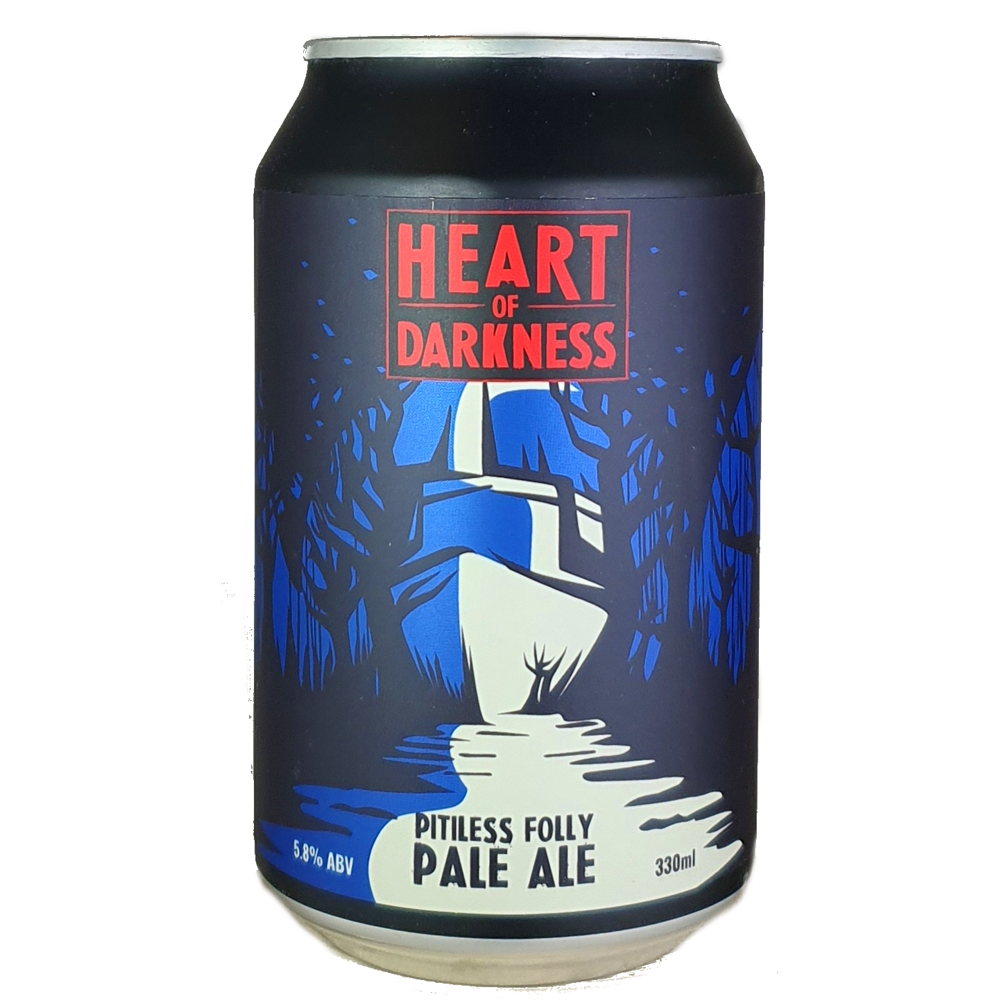 Heart of Darkness Pitiless Folly beer Label Full Size