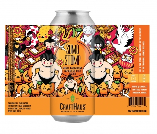 Crafthaus Sumo Stomp beer Label Full Size