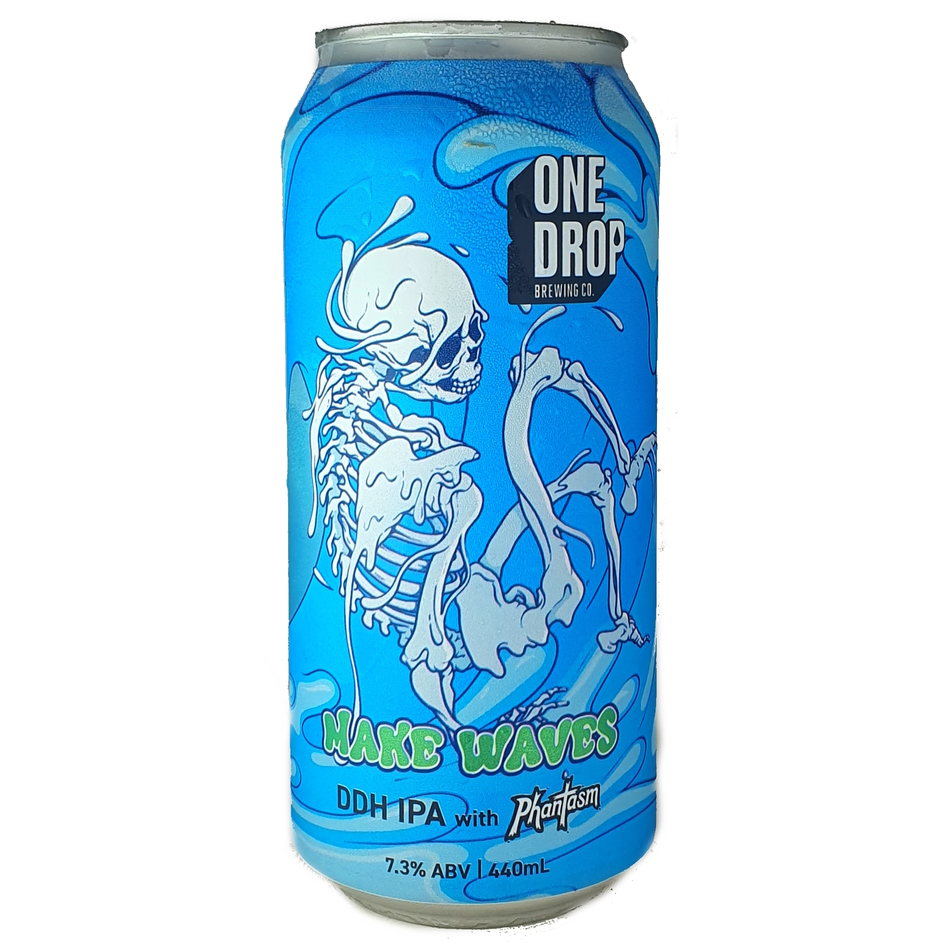 One Drop Make Waves beer Label Full Size