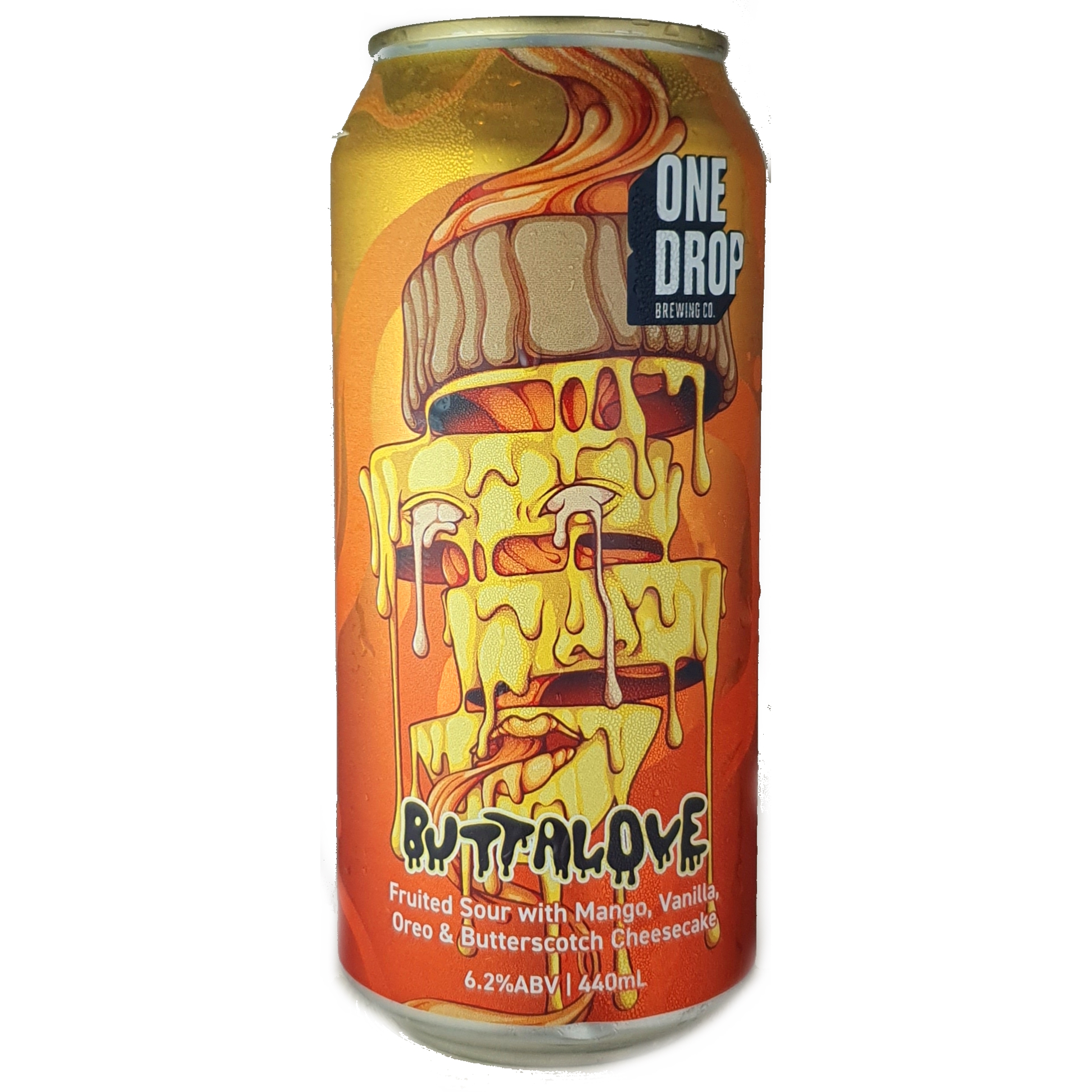 One Drop Buttalove beer Label Full Size