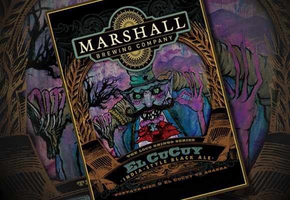 Marshall El Cucuy beer Label Full Size