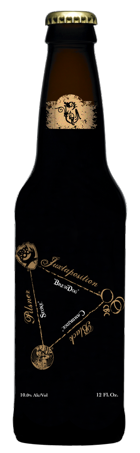 Stone + BrewDog + Cambridge Juxtaposition Black Pilsner beer Label Full Size