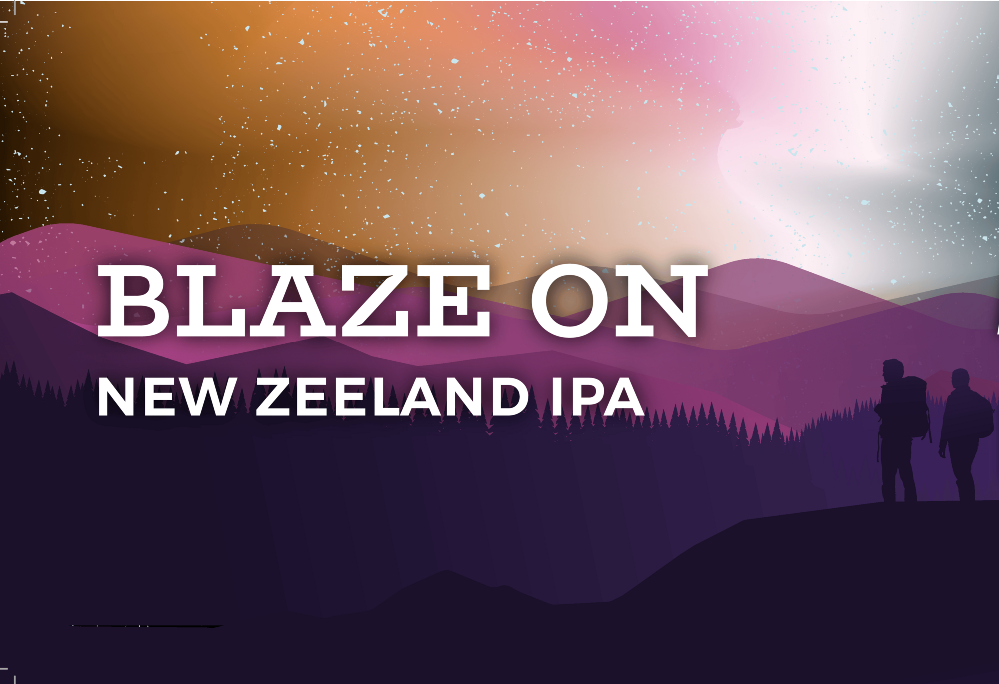 Big Lake Blaze On beer Label Full Size