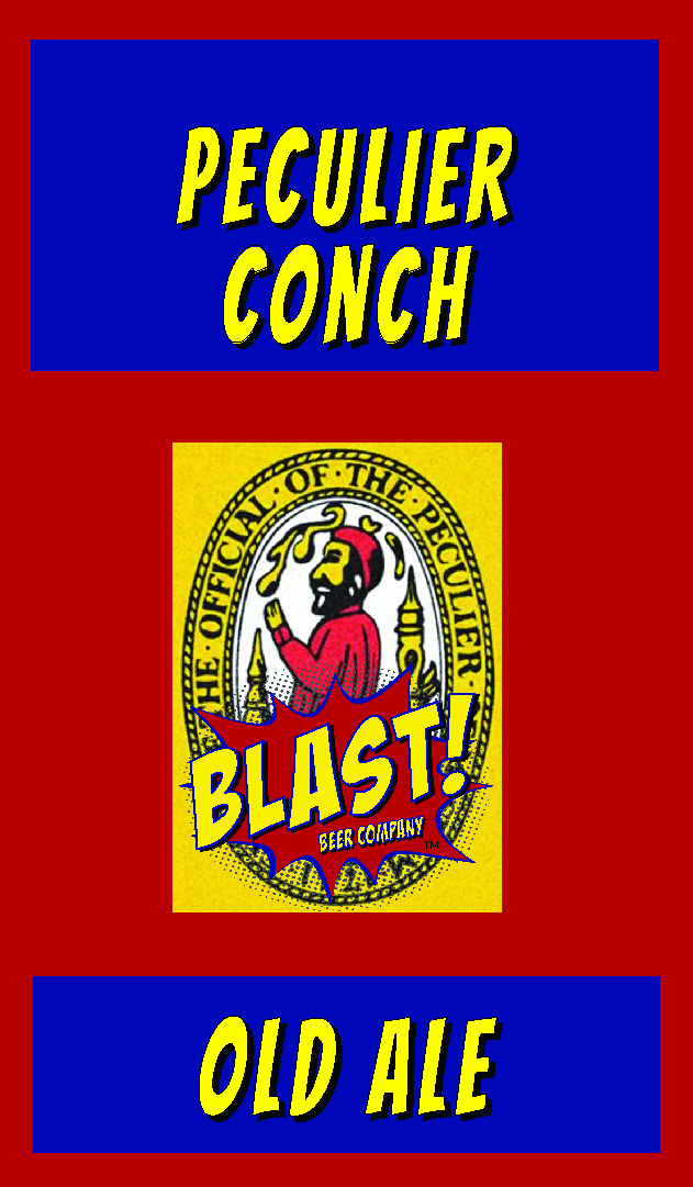 Blast Peculier Conch beer Label Full Size