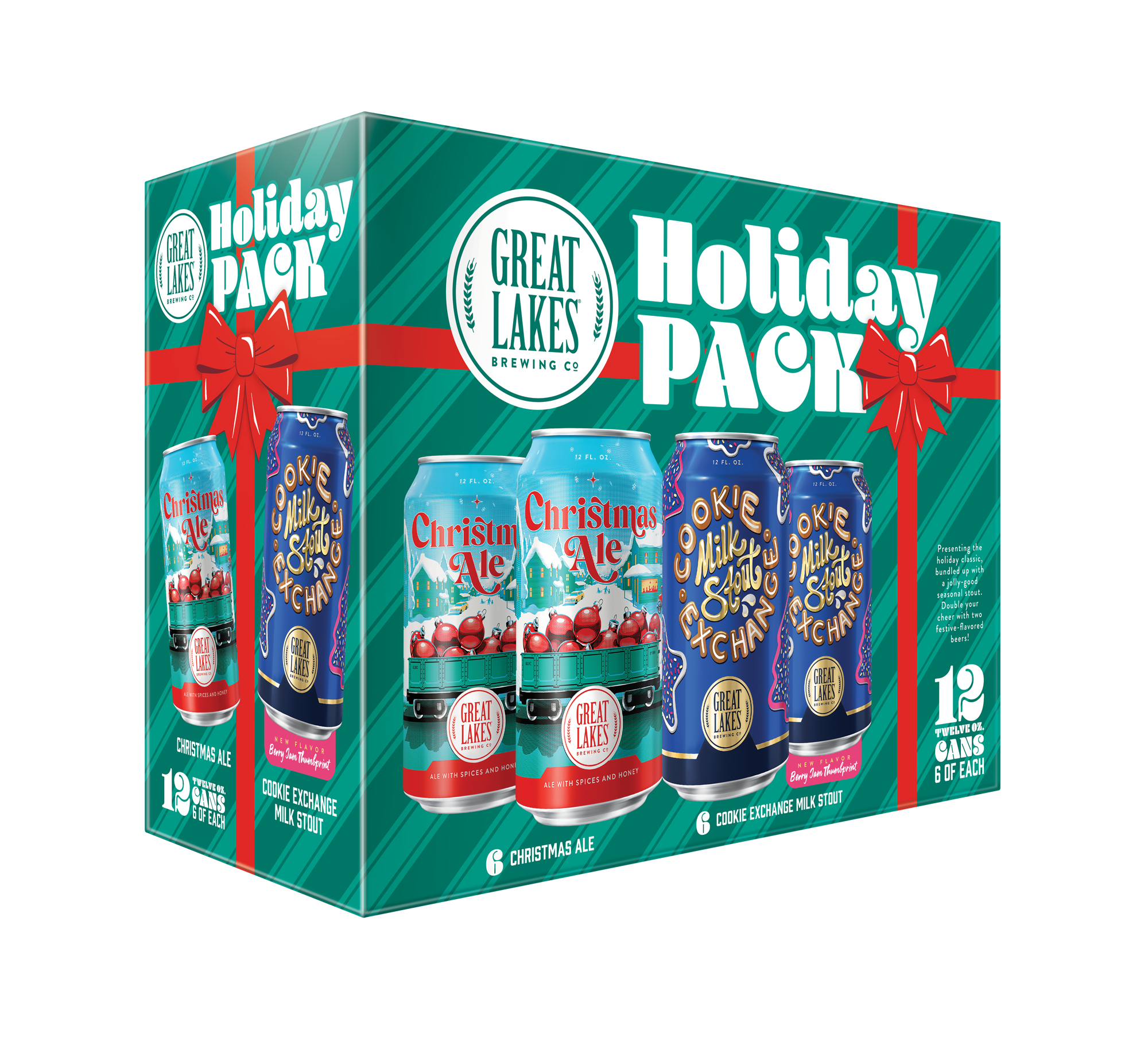 Great Lakes Holiday Pack beer Label Full Size