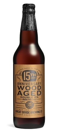 Great Divide 15th Anniversary beer Label Full Size