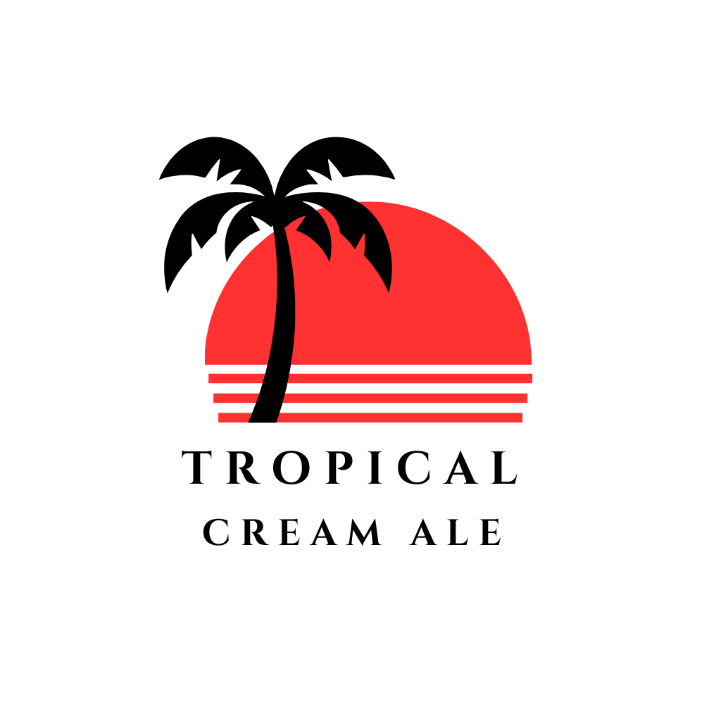 Burnt Marshmallow Tropical Cream Ale beer Label Full Size