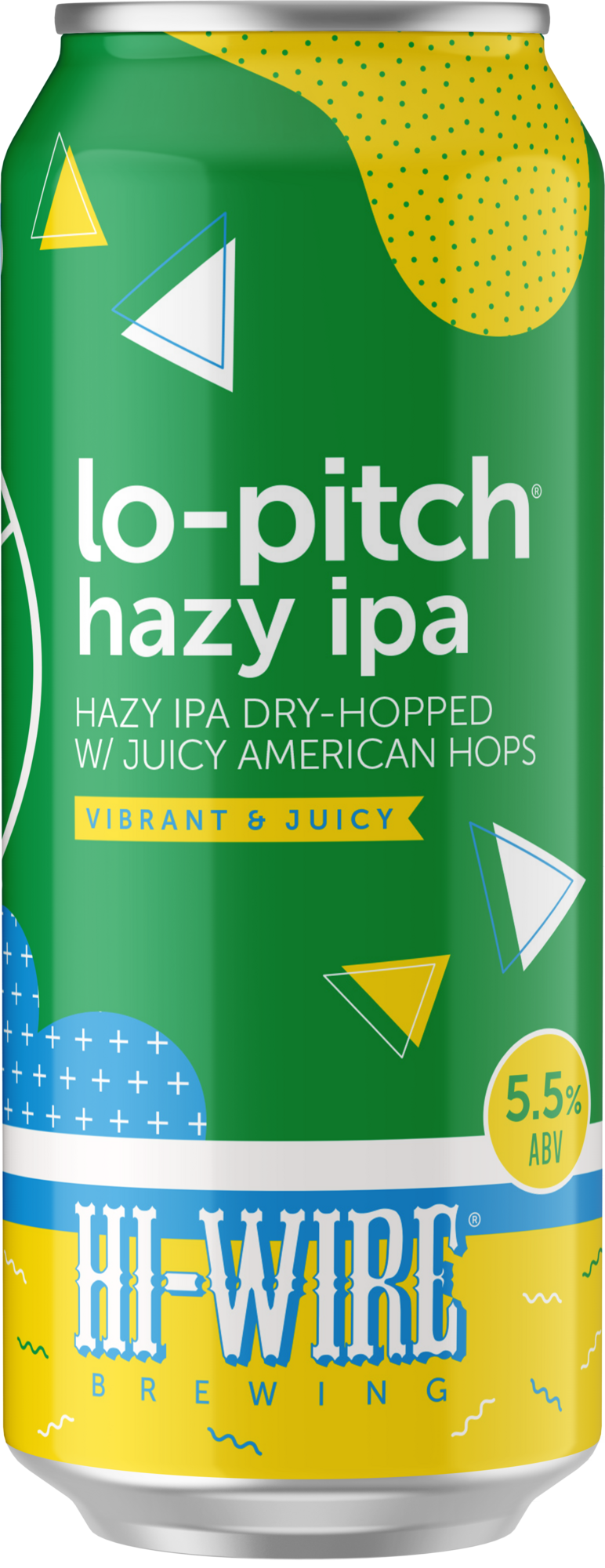 Hi-Wire Lo Pitch beer Label Full Size