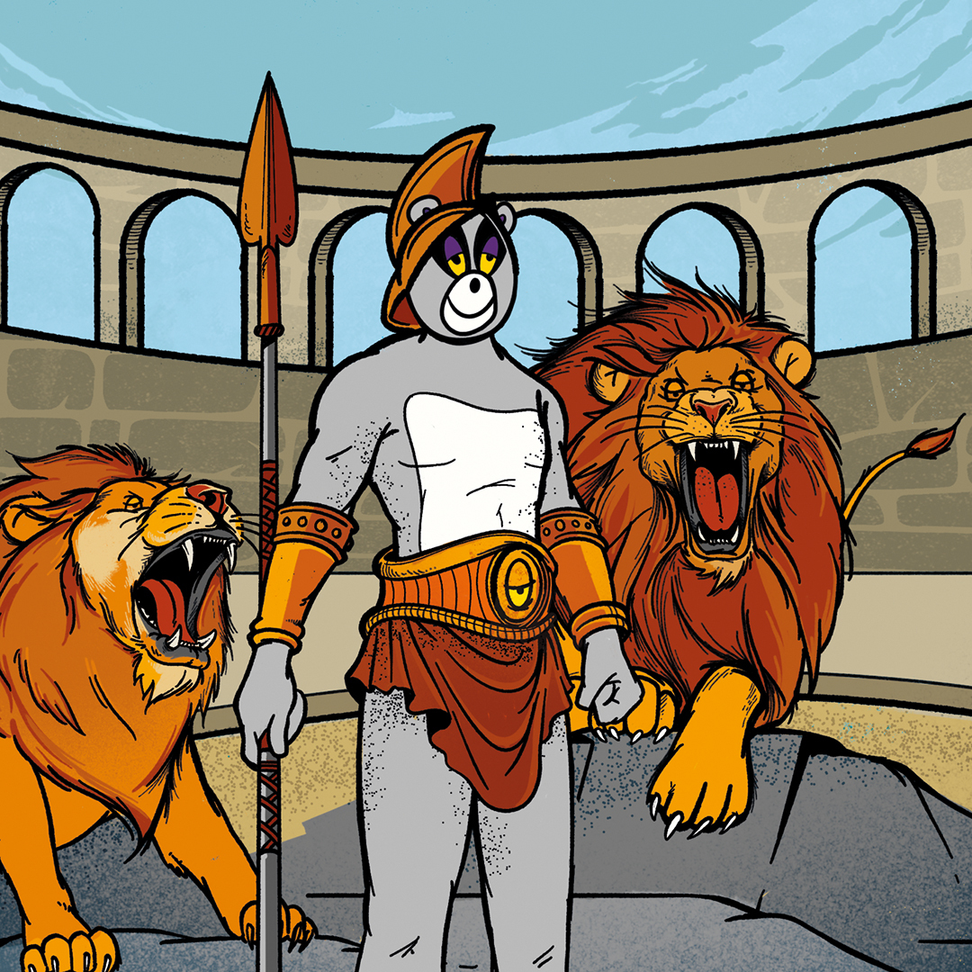 Tripping Animals El Gladiador beer Label Full Size