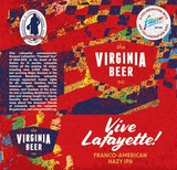 Virginia Beer Co. X Fauve Craft Bière Vive Lafayette! beer