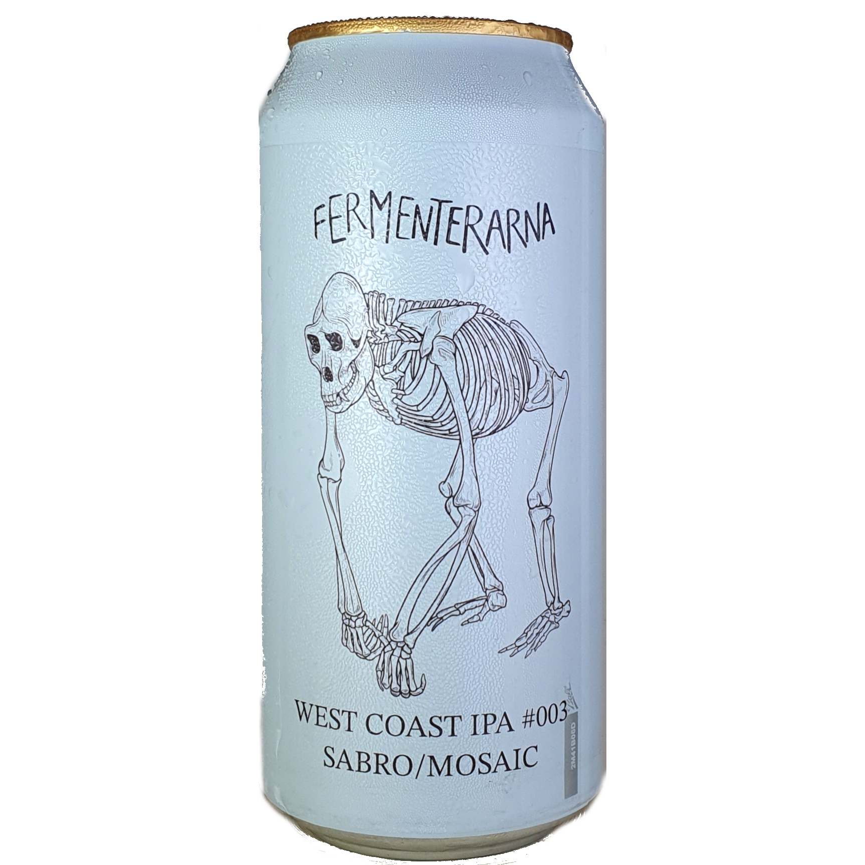 Fermenterarna West Coast Ipa #003 beer Label Full Size