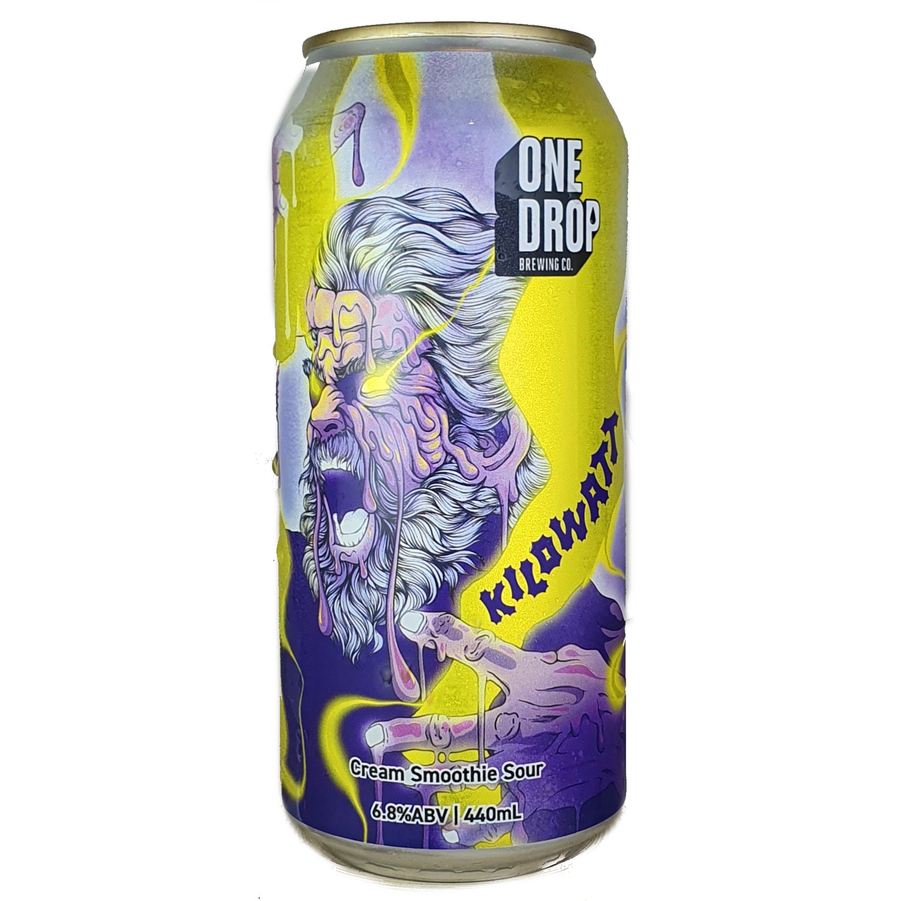 One Drop Kilowatt beer Label Full Size