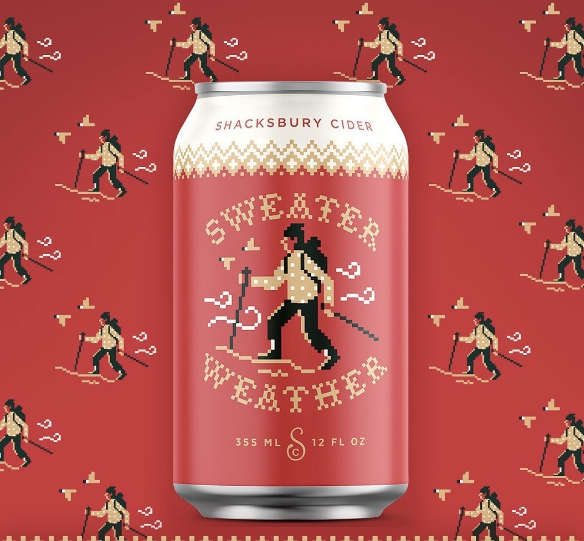 Yuzu Ginger Cider Sweater Weather beer Label Full Size