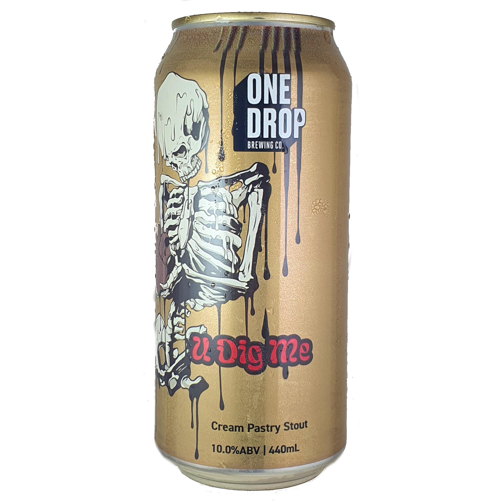 One Drop U Dig Me beer Label Full Size