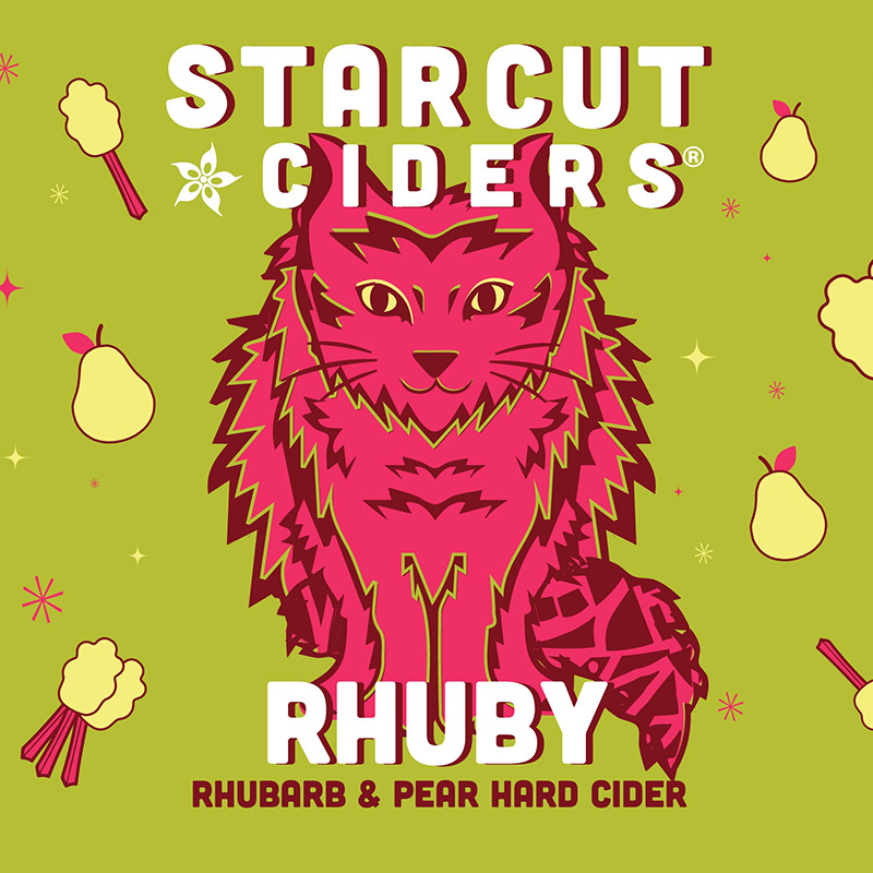 Short's Starcut Ciders Rhuby beer Label Full Size