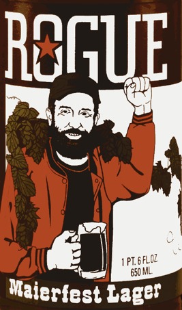Rogue Maierfest Lager beer Label Full Size