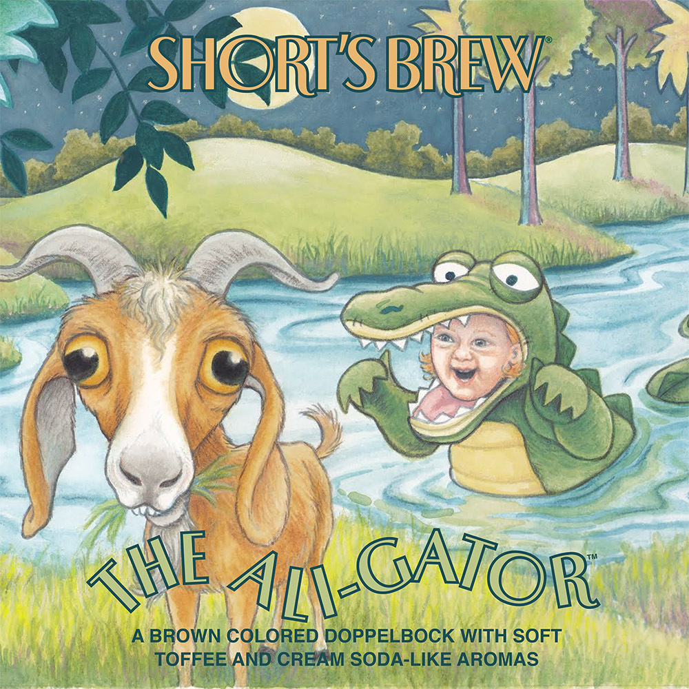 Short's The Ali-Gator beer Label Full Size