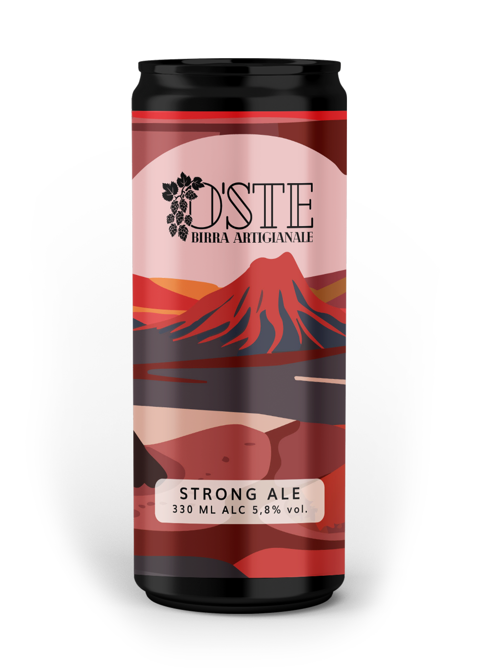 O'Ste Birra Artigianale Strong Ale beer Label Full Size