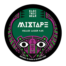 Electric Bear Mixtape (V) beer Label Full Size