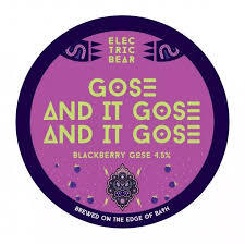 Electric Bear Gose And It Gose And It Gose........(V) beer Label Full Size