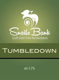Tumbledown Cider Snailsbank Cider beer Label Full Size