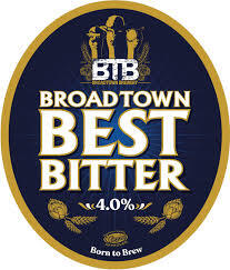 Broadtown Best Bitter beer Label Full Size