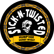 Sick N Twisted Hump' Her Honey Wheat beer Label Full Size