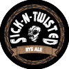 Sick N Twisted Rye-d Er’ Hard beer Label Full Size