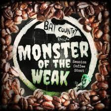 Bat Country Monster of the Weak (V) beer Label Full Size