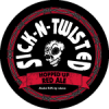 Sick N Twisted NAUGHTY REDHEAD beer Label Full Size