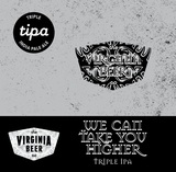 Virginia Beer Co. WE CAN TAKE YOU HIGHER beer
