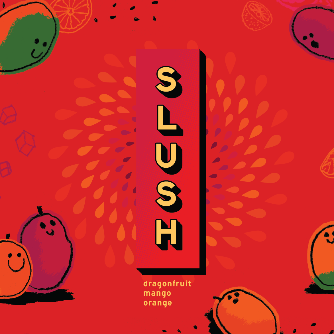 Eagle Park Slush: Dragonfruit, Orange, Mango beer Label Full Size