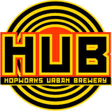 Hopworks Notorious Fig Belgian Dark beer Label Full Size