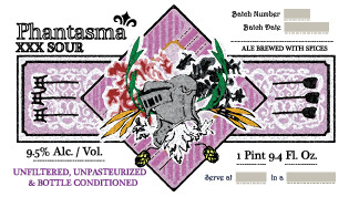 OEC Phantasma Sour (Blend #1) beer Label Full Size