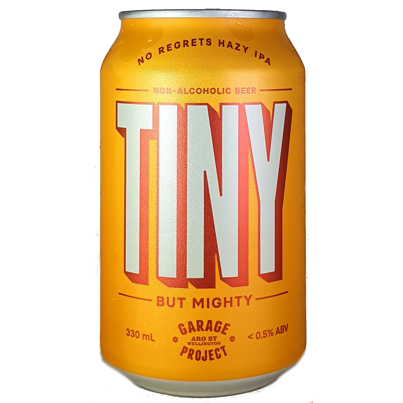 Garage Project Tiny But Mighty No Regrets Hazy Ipa beer Label Full Size