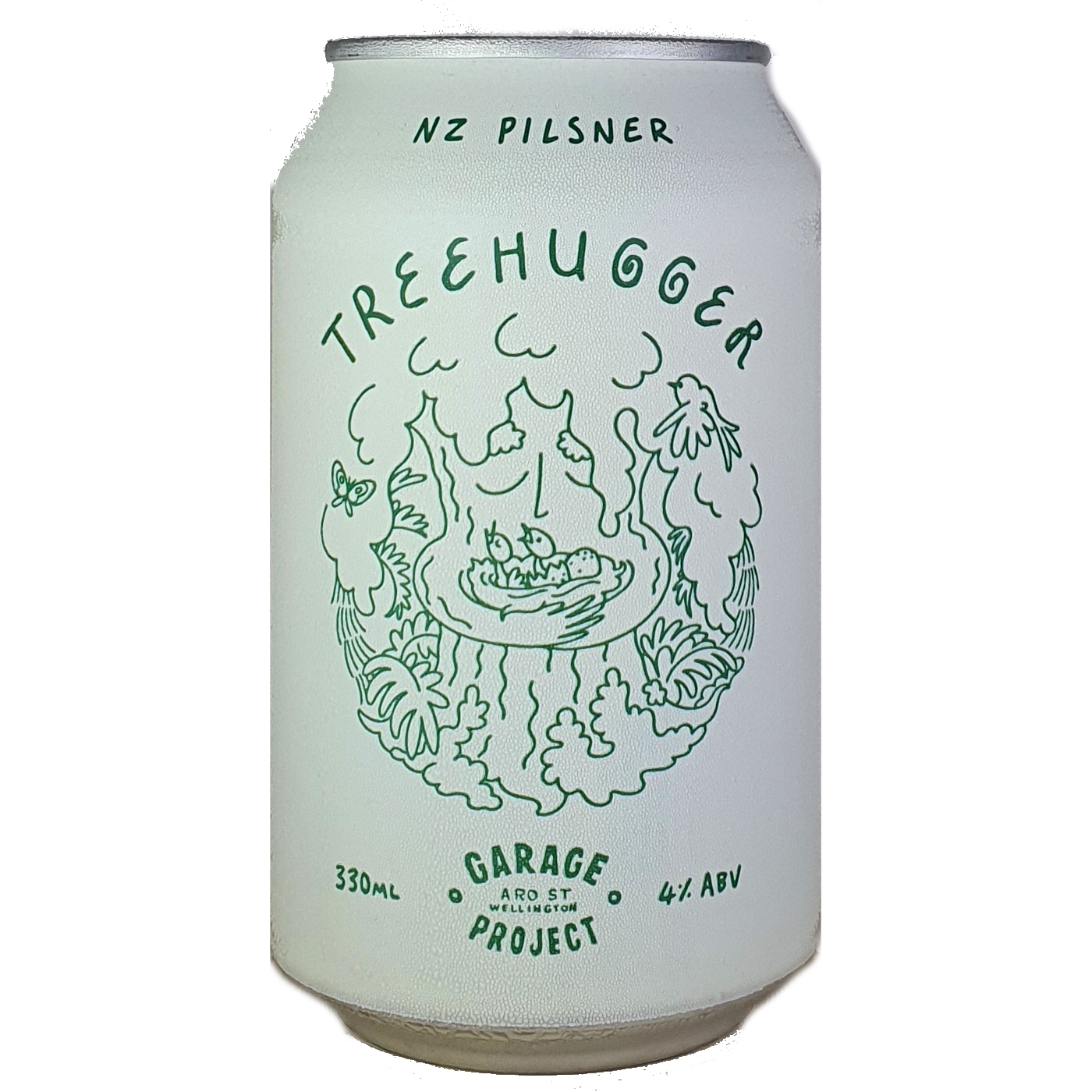 Garage Project Treehugger Nz Pilsner beer Label Full Size