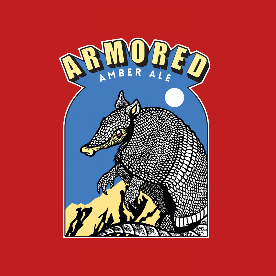 Tripping Animals Armored beer Label Full Size